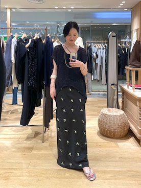 「SHENERY（シーナリー）のアイテム」を使った、TAKAHASHI_162cmさん（骨格ウェーブ・レディース・162cm）の夏コーディネート