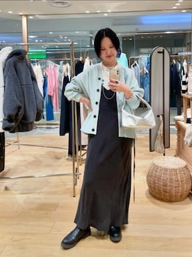 「シンフルコーデ」｜「アイテム（ワンピース/ドレス）」を使った、TAKAHASHI_162cmさん（レディース・162cm）の冬コーディネート
