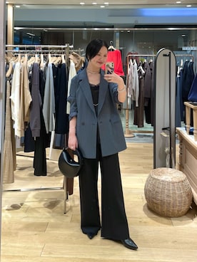 「アイテム（キャミソール）」を使った、TAKAHASHI_162cmさん（レディース・162cm）の秋コーディネート