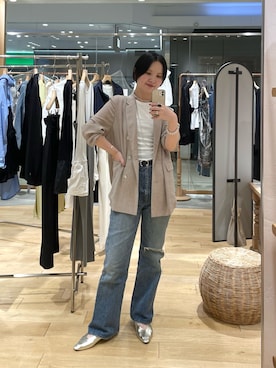 「SHENERY（シーナリー）のアイテム」を使った、TAKAHASHI_162cmさん（骨格ウェーブ・レディース・162cm）の春コーディネート