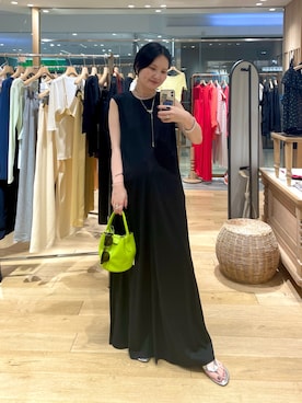「アイテム（ネックレス）」を使った、TAKAHASHI_162cmさん（レディース・162cm）の夏コーディネート
