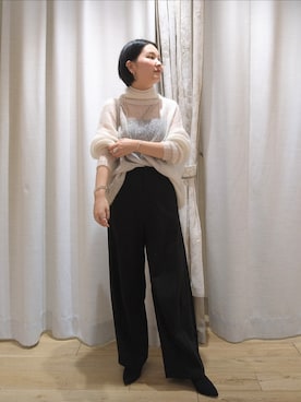 「SHENERY」｜「アイテム（ブーツ）」を使った、TAKAHASHI_162cmさん（レディース・162cm）の冬コーディネート