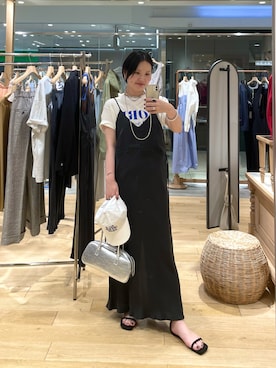 「SHENERY（シーナリー）のアイテム」を使った、TAKAHASHI_162cmさん（骨格ウェーブ・レディース・162cm）の夏コーディネート