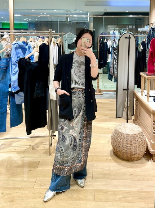 《程よいルーズ感》《旬のスタイリングに》ワイドデニムパンツ