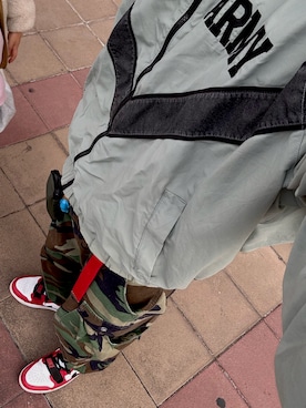 「アイテム（ミリタリージャケット）」を使った、jarvis10880さん（メンズ・175cm）の冬コーディネート