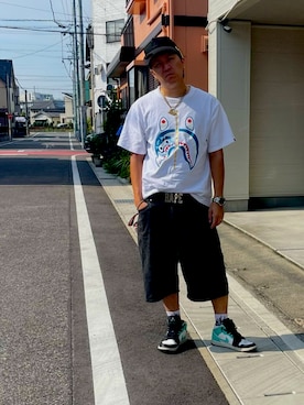 「A BATHING APE（アベイシングエイプ）のアイテム」を使った、jarvis10880さん（メンズ・175cm）の夏コーディネート
