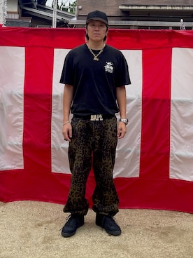 「A BATHING APE（アベイシングエイプ）のアイテム」を使った、jarvis10880さん（メンズ・175cm）の夏コーディネート