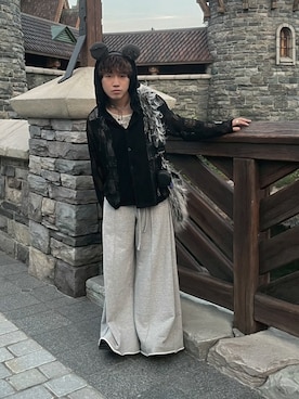 「CASPER JOHN（キャスパージョン）のLace parka/レースパーカー（パーカー）」を使った、yoshiさん（メンズ・168cm・20代）の夏コーディネート