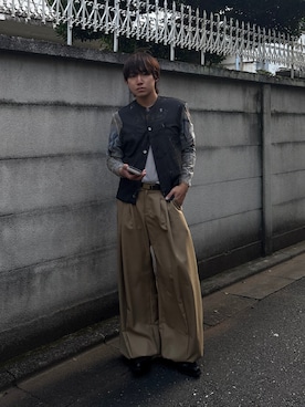 「Our Legacy（アワーレガシー）のアイテム」を使った、yoshiさん（メンズ・168cm）の秋コーディネート
