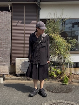 「アイテム（スウェットパンツ）」を使った、yoshiさん（メンズ・168cm・20代）の夏コーディネート
