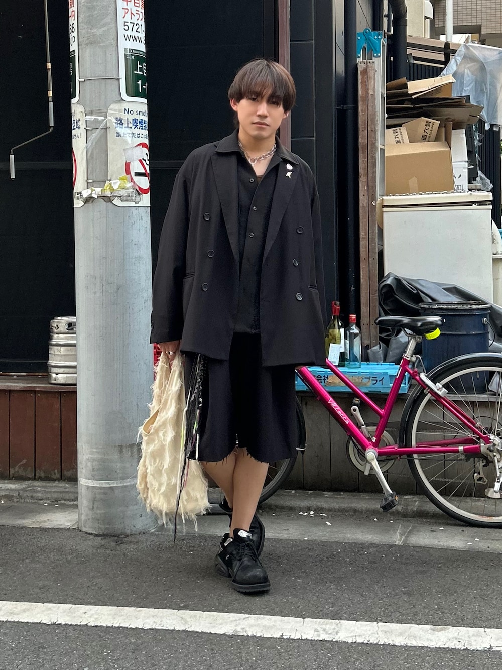 パンツ se2a &. NOSTALGIA（ノスタルジア） パンツ ストレッチセミフレアスリット