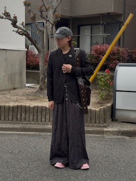 「CAMPER（カンペール）のアイテム」を使った、yoshiさん（メンズ・168cm）の春コーディネート