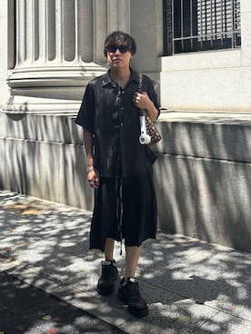 「アイテム（ドレスシューズ）」を使った、yoshiさん（メンズ・168cm・20代）の夏コーディネート