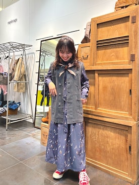 「FIL DE FER（フィルデフェール）のアイテム」を使った、okamura.さん（レディース・151cm）の春コーディネート