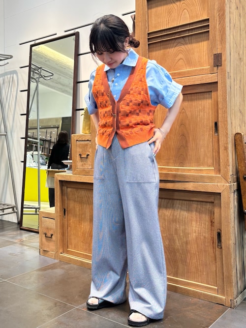 NOMBRE IMPAIR（ノンブルアンペール） ワイドパンツ パンツ TRシア