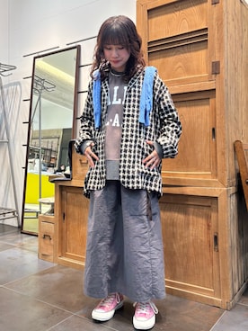 「FIL DE FER（フィルデフェール）のアイテム」を使った、okamura.さん（レディース・151cm）の春コーディネート