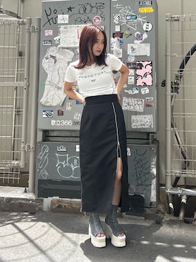 山本彩雅さん（レディース・150cm）の夏コーディネート