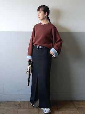 「スポーツミックス」｜touharaさん（レディース・158cm）の冬コーディネート