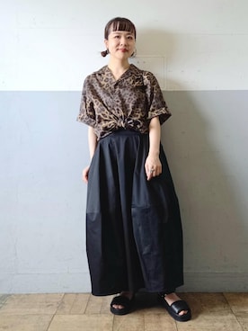 「20/80（テゥエンティーエイティー）のアイテム」を使った、touharaさん（レディース・158cm）の春コーディネート