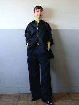 「アイテム（ブルゾン）」を使った、touharaさん（レディース・158cm・30代）の冬コーディネート