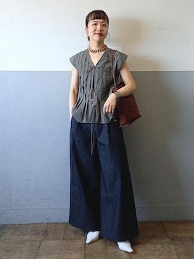 touharaさん(レディース・158cm)の夏コーディネート