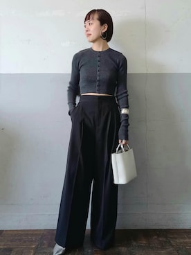 「AURALEE」｜touharaさん（レディース・158cm）の夏コーディネート