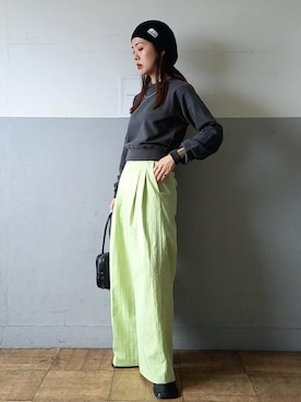 「AURALEE」｜touharaさん（レディース・158cm）の秋コーディネート