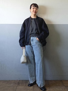 「ADAM ET ROPÉ」｜touharaさん（レディース・158cm）の冬コーディネート