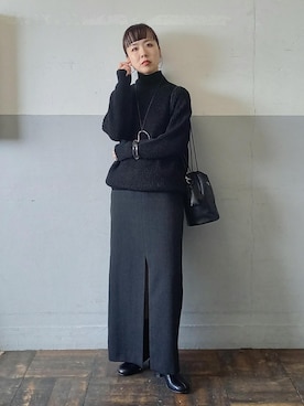 「シンプルコーデ」｜touharaさん（レディース・158cm・30代）の冬コーディネート