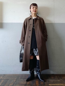 「アイテム（ブーツ）」を使った、touharaさん（レディース・158cm・30代）の秋コーディネート