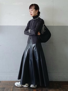 「アイテム（ショルダーバッグ）」を使った、touharaさん（レディース・158cm・30代）の秋コーディネート