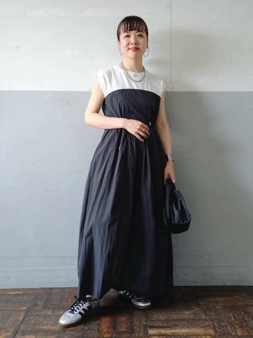 ADAM ET ROPE'｜【WEB限定】・【定番】ベアレイヤードワンピース
