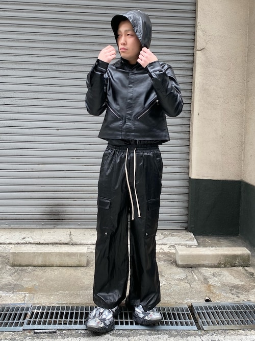 DankeSchon/ダンケシェーン/COATINGTENCEL FLARE CARGO PANTS