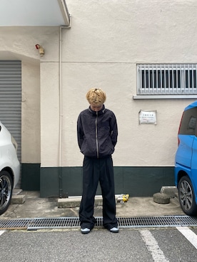 「DANKE SCHON（ダンケシェーン）のアイテム（MA-1）」を使った、SHOさん（メンズ・179cm）の秋コーディネート