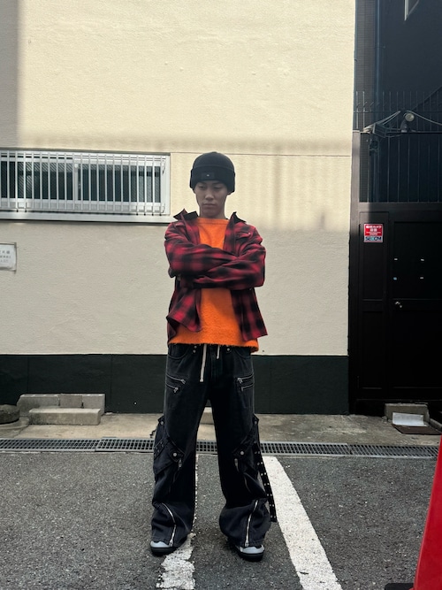 DankeSchon/ダンケシェーン/11ozD ZIP POCKET FLARE CARGO PANTS