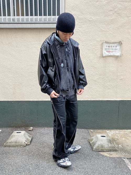 ニット セーター DankeSchon/ダンケシェーン/PIGMEGE KNIT VEST レディース メンズ DANKE SCHON ニット セーター DankeSchon/ダンケシェーン