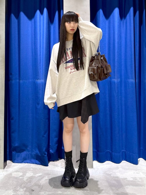 セール】チェックMIXイレヘムスカート【セットアップ対応