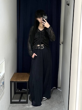 「アイテム（スウェットパンツ）」を使った、koyukiさん（レディース・165cm）の夏コーディネート