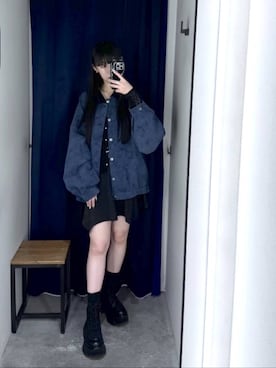「アイテム（ブルゾン）」を使った、koyukiさん（レディース・165cm）の秋コーディネート