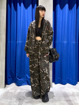 「PBLIM（ページボーイリム）のアイテム（スウェットパンツ）」を使った、koyukiさん（レディース・165cm）の秋コーディネート