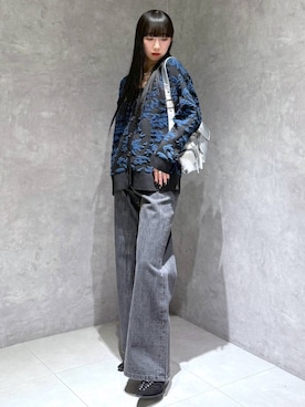 「ロングヘア」｜「アイテム（アクセサリー）」を使った、koyukiさん（レディース・165cm）の冬コーディネート