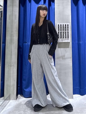 「PAGEBOY（ページボーイ）のベルトハンドBAG（ハンドバッグ、ブラック系）」を使った、koyukiさん（レディース・165cm）の春コーディネート