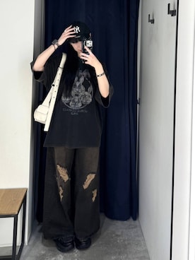 「Anui（アニュイ）のアイテム」を使った、koyukiさん（レディース・165cm）の夏コーディネート
