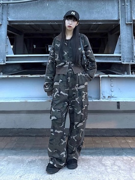 「PAGEBOY（ページボーイ）のアイテム（帽子）」を使った、koyukiさん（レディース・165cm）の春コーディネート