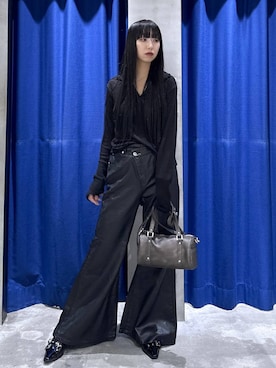 「PAGEBOY（ページボーイ）の【2WAY仕様】スタッズミニボストンバッグ（ショルダーバッグ、その他）」を使った、koyukiさん（レディース・165cm）の夏コーディネート