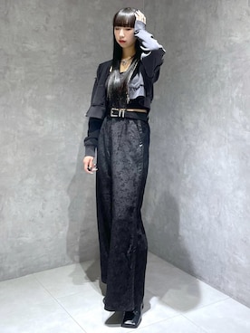 「ロングヘア」｜「アイテム（アクセサリー）」を使った、koyukiさん（レディース・165cm）の冬コーディネート