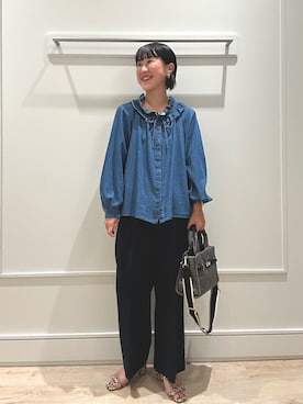 kanazashiさん（骨格ウェーブ・レディース・159cm・40代）の秋コーディネート