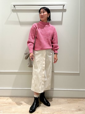 「アイテム（スカート）」を使った、kanazashiさん（レディース・159cm・40代）の秋コーディネート