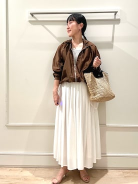 「MICO COULIER（ミコクリエ）のアイテム」を使った、kanazashiさん（レディース・159cm）の春コーディネート