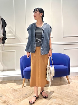 kanazashiさん(レディース・159cm)の夏コーディネート